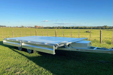 4m X 2.25m Flat Deck Trailer (3500kg) GVM